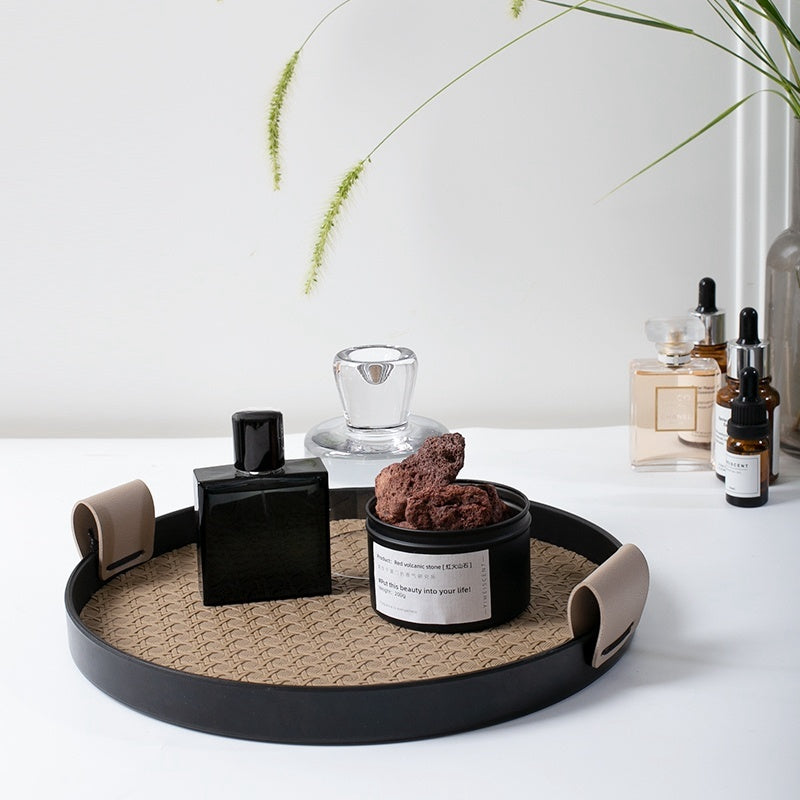 NORDIC LUXE LEATHER TRAY