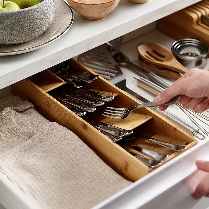 BAMBOO KITCHEN ORGANIZER