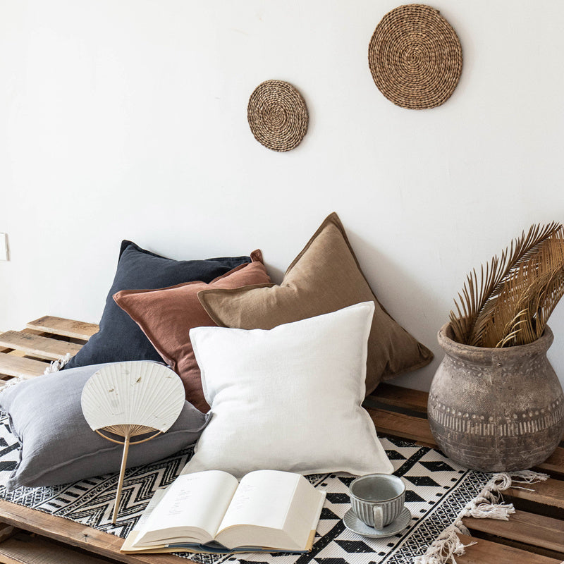 NATURAL LINEN | JAPANDI STYLE PILLOWCASE