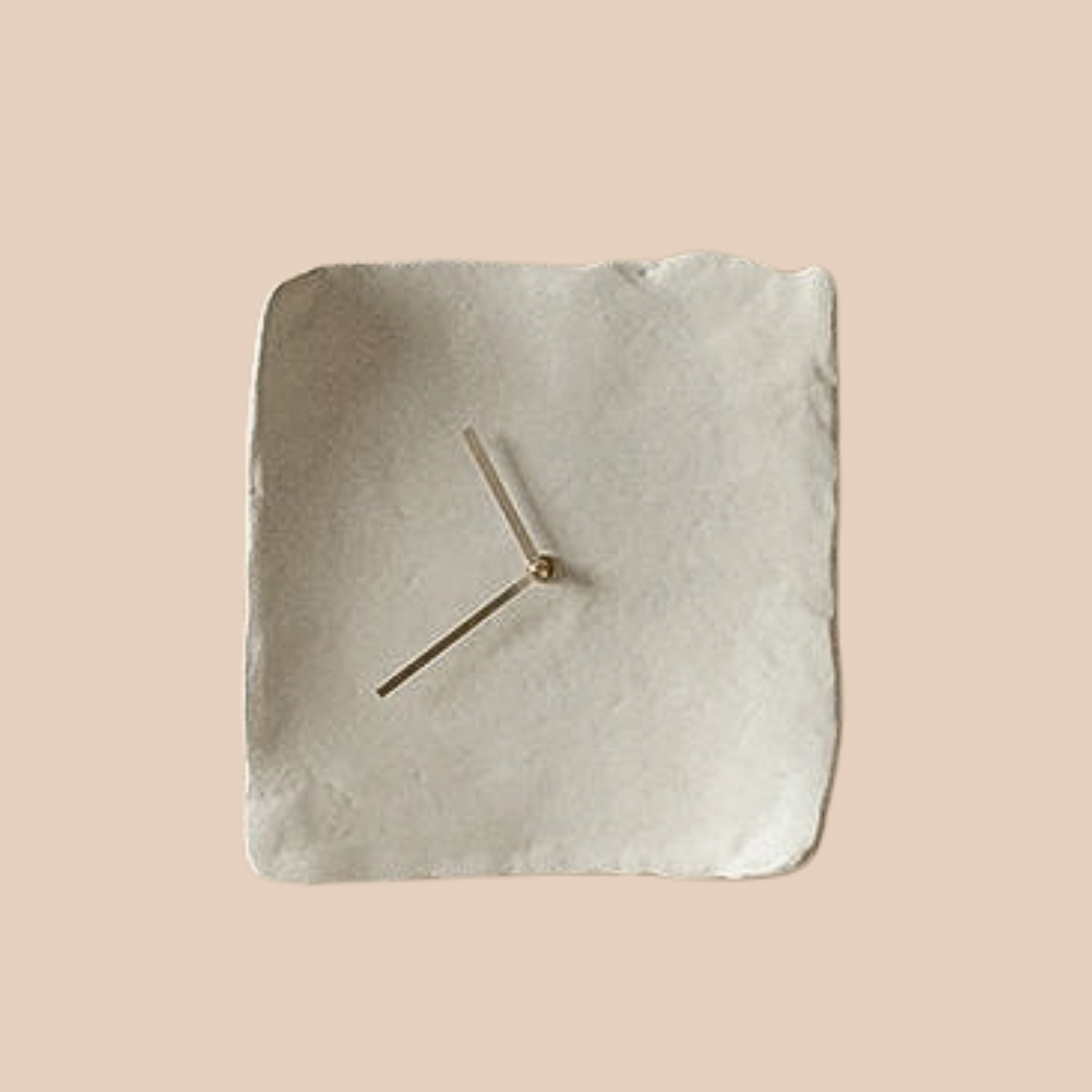 CHRONOS BEIGE | NORDIC RETRO PLEATED WALL CLOCK