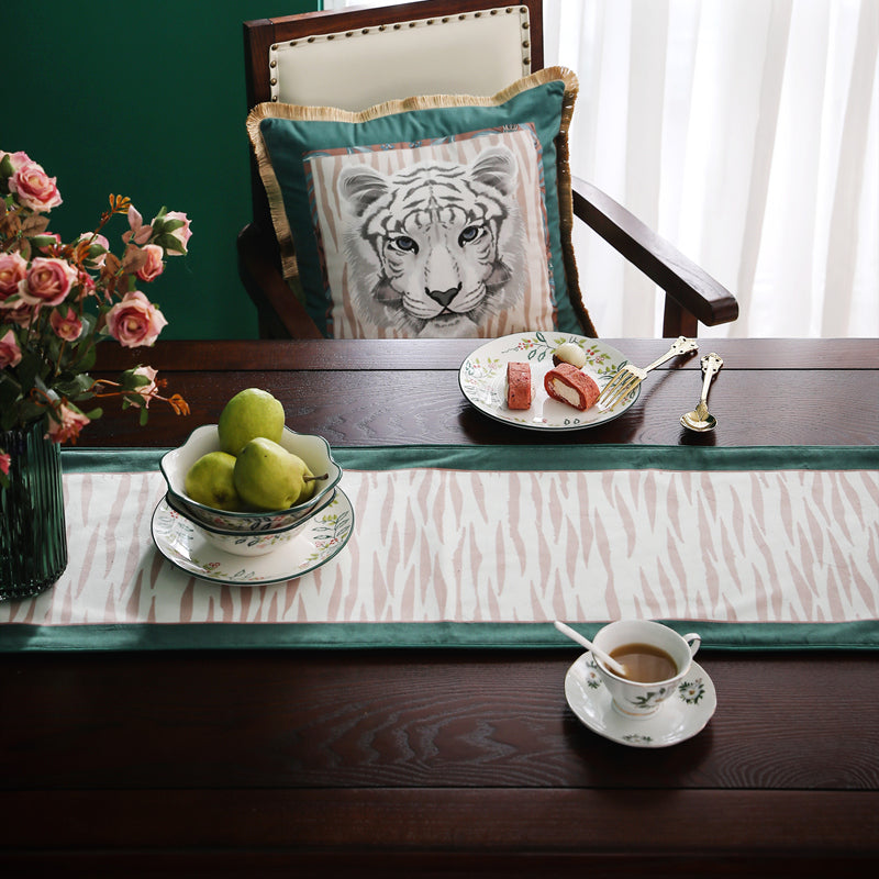 DUNXDECO | TIGER PRINT TABLECLOTH
