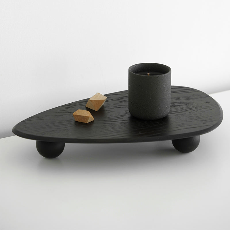 ELEVATED WOODEN TABLE TRAY