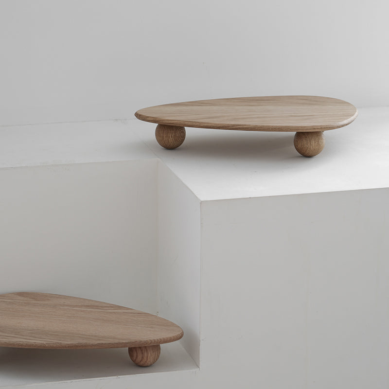 ELEVATED WOODEN TABLE TRAY