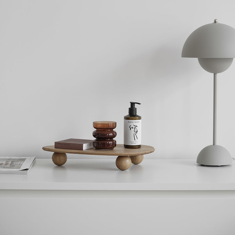 ELEVATED WOODEN TABLE TRAY