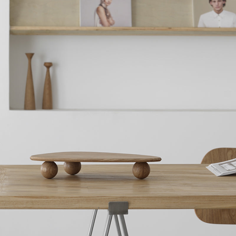 ELEVATED WOODEN TABLE TRAY