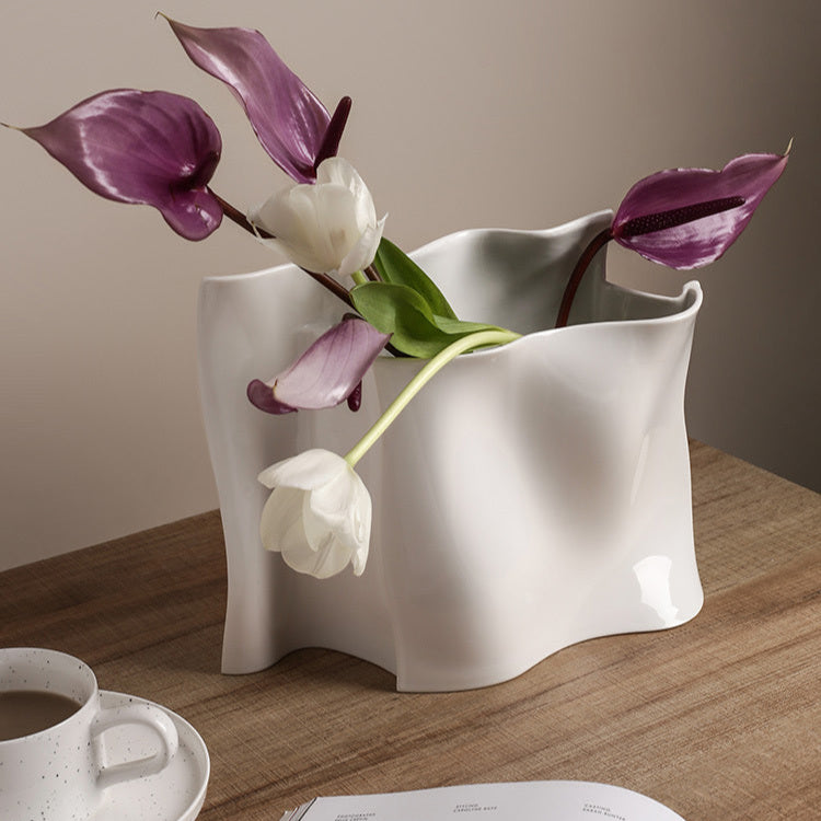 SCULPTED SERENITY VASE