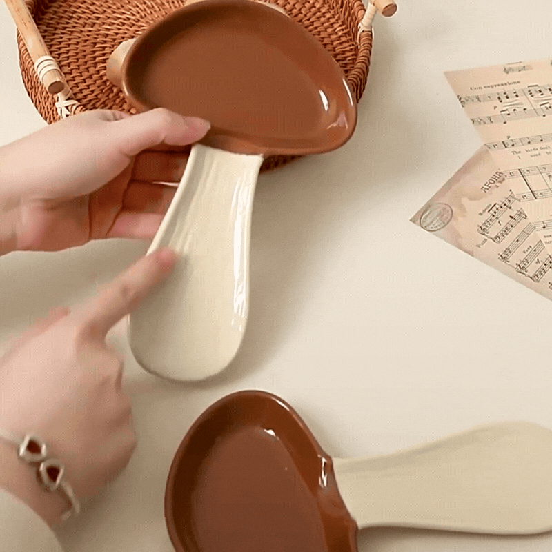 MUSHROOM SPOON HOLDER