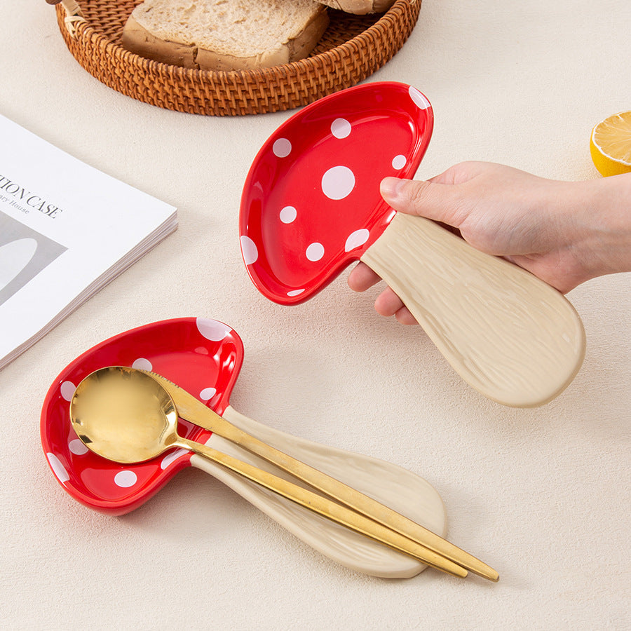 MUSHROOM SPOON HOLDER