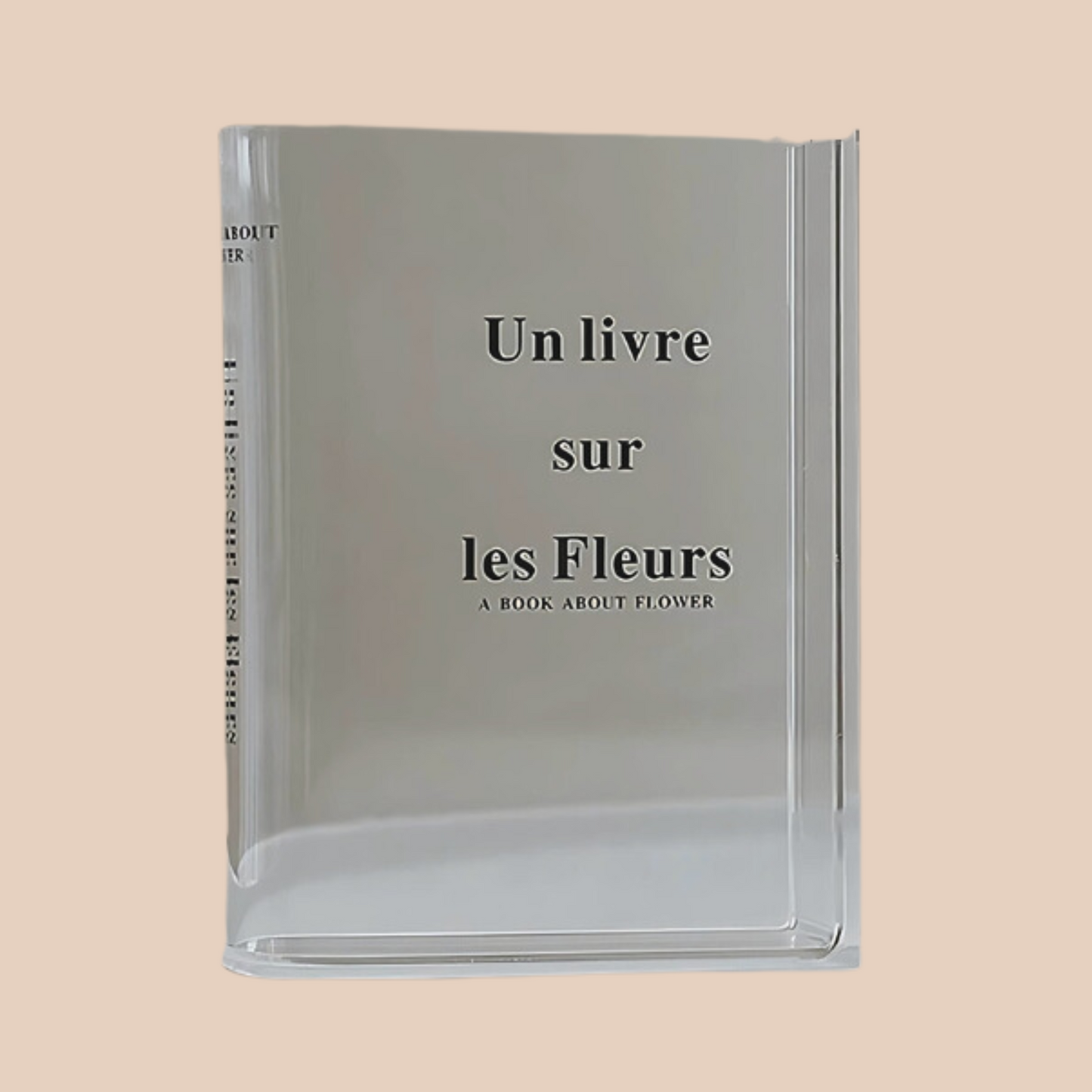 ACRYLIC BOOK VASES