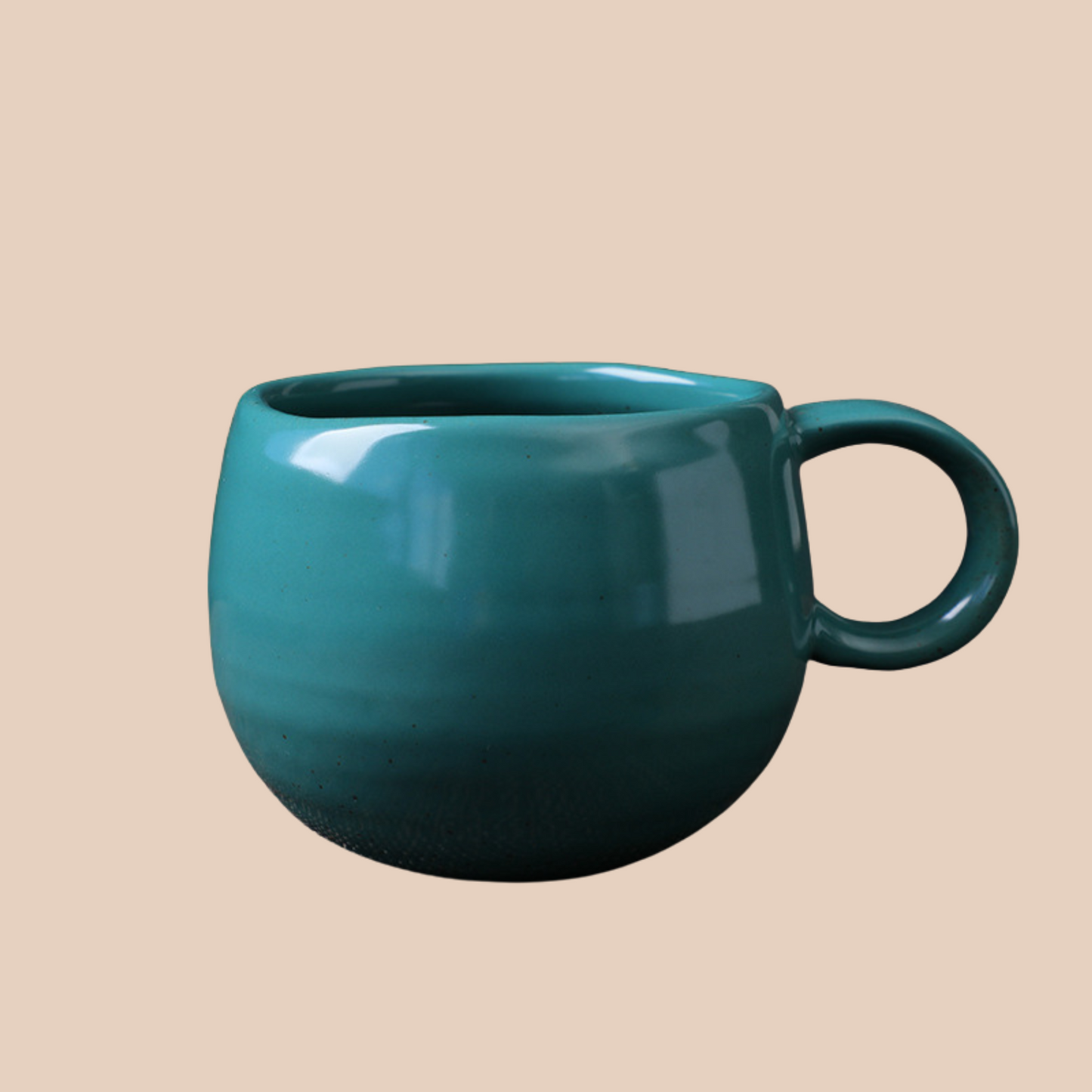 EARTHEN GLOW | HANDCRAFTED RUSTIC CERAMIC MUG