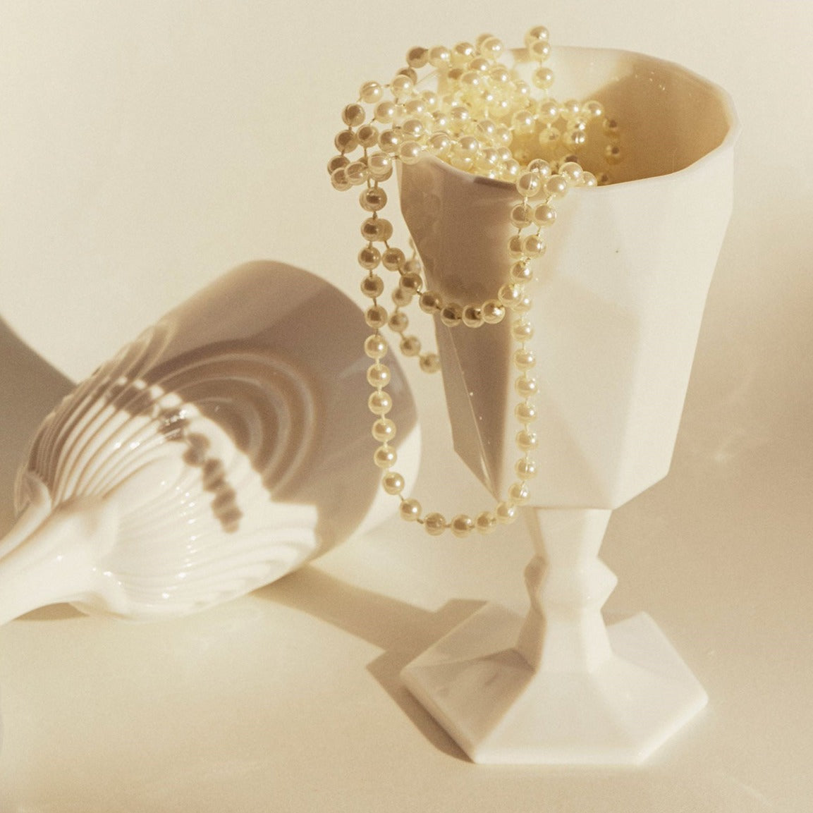 WHITE JADE GLASS