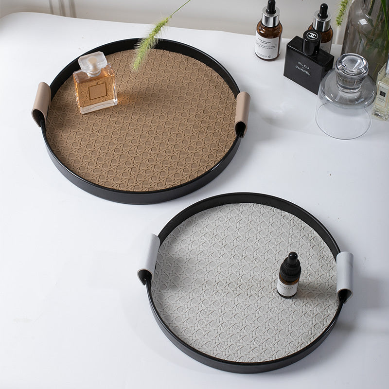 NORDIC LUXE LEATHER TRAY