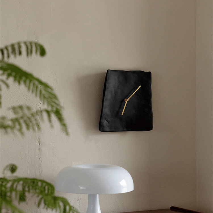 CHRONOS BLACK | NORDIC RETRO PLEATED WALL CLOCK