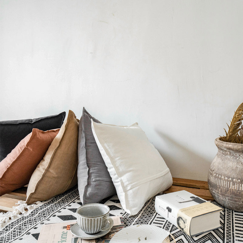 NATURAL LINEN | JAPANDI STYLE PILLOWCASE