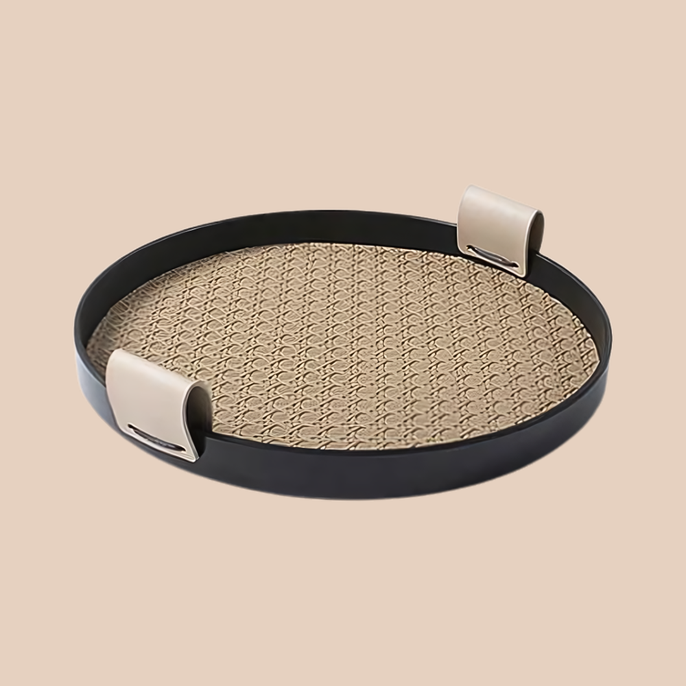 NORDIC LUXE LEATHER TRAY