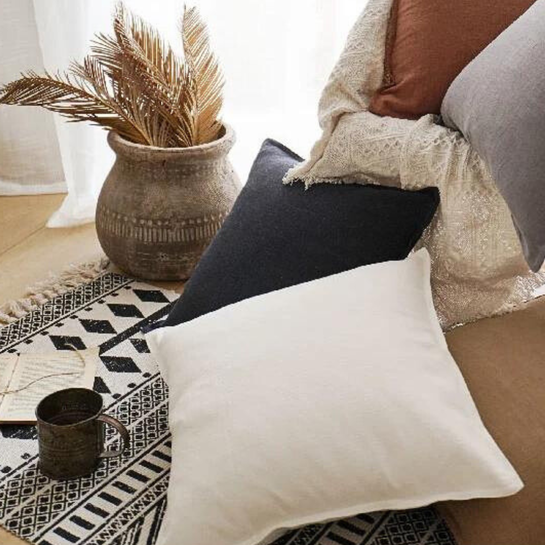 NATURAL LINEN | JAPANDI STYLE PILLOWCASE