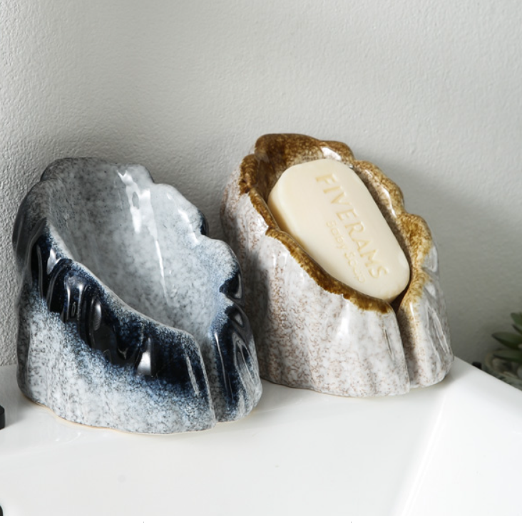 STONE CERAMIC SOAP DISH