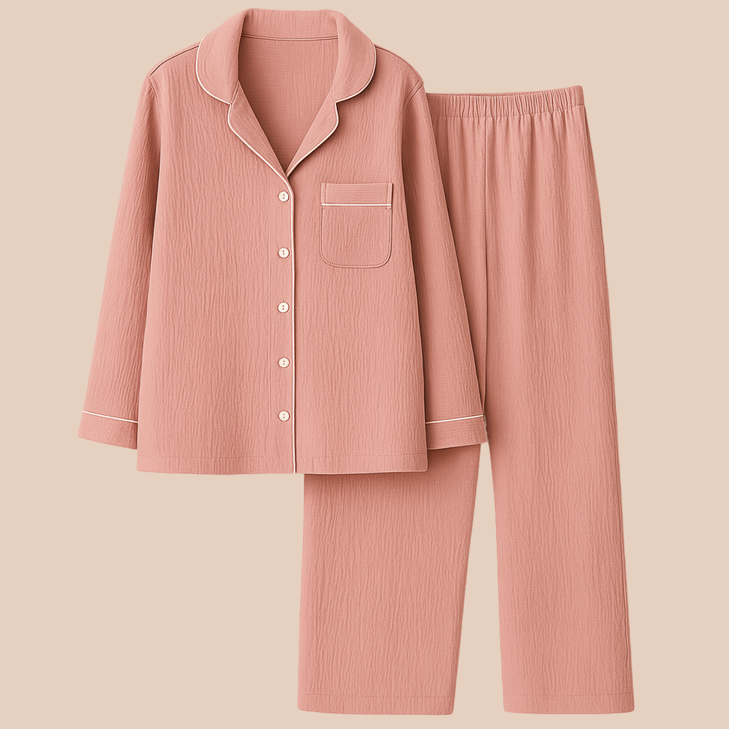 SERENE COTTON COMFORT | BLUSH DREAMS PAJAMA SET