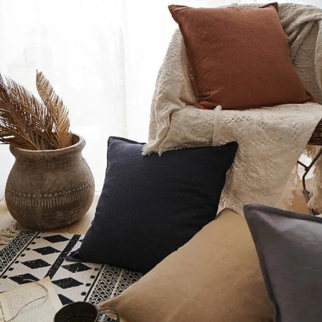 NATURAL LINEN | JAPANDI STYLE PILLOWCASE