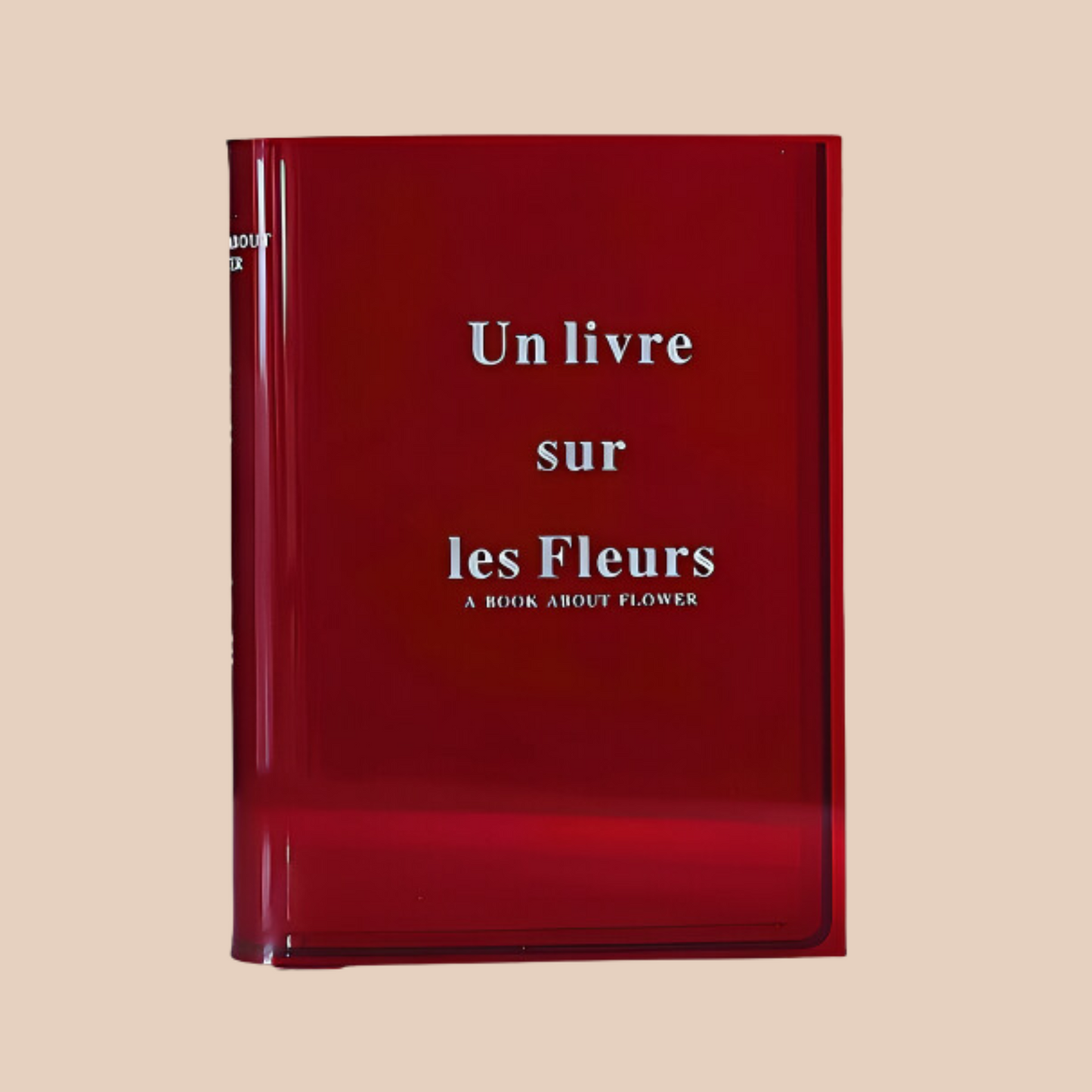 ACRYLIC BOOK VASES