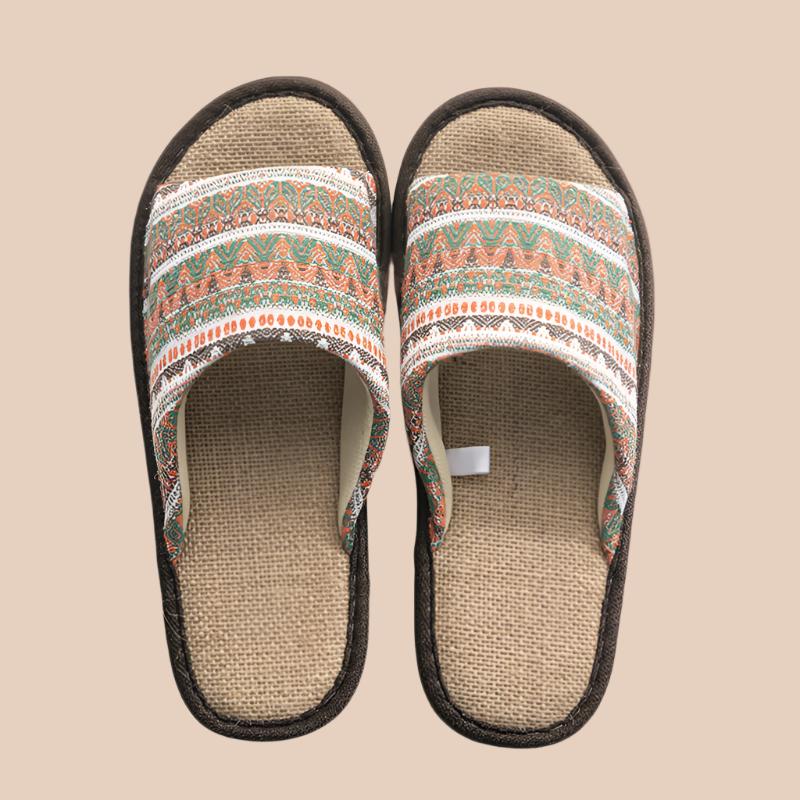 ARTISAN LINEN | TRIBAL-INSPIRED COMFORT FLIP-FLOPS