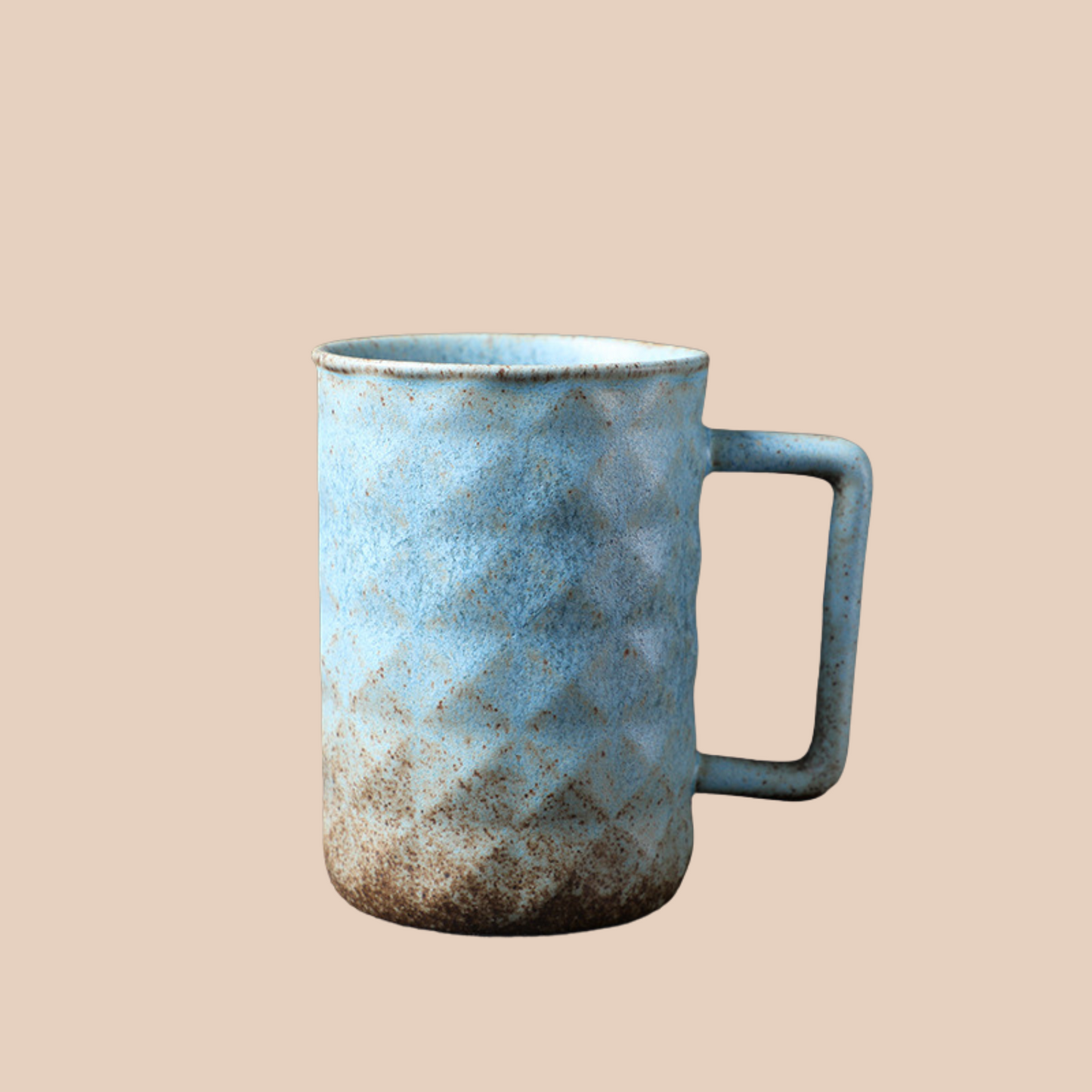 EARTHEN GLOW | HANDCRAFTED RUSTIC CERAMIC MUG
