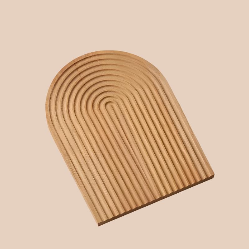 GEO-WOODEN ART TRAY
