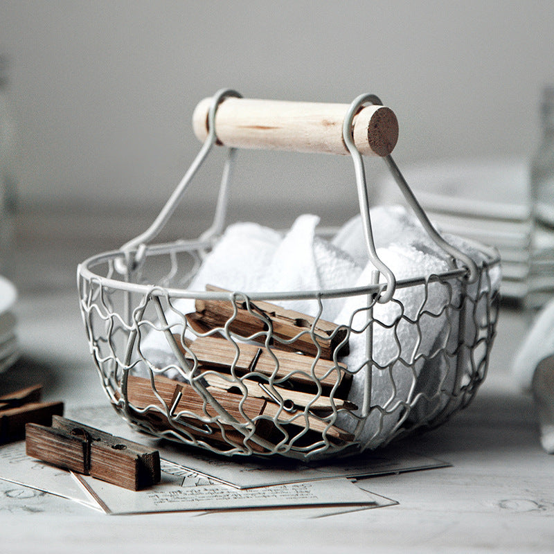 RETRO IRON MARKET BASKET
