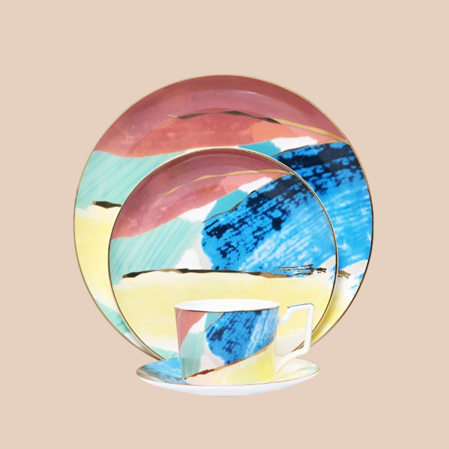 ABSTRACTIONIST PAINTING | TABLEWARE COLLECTION