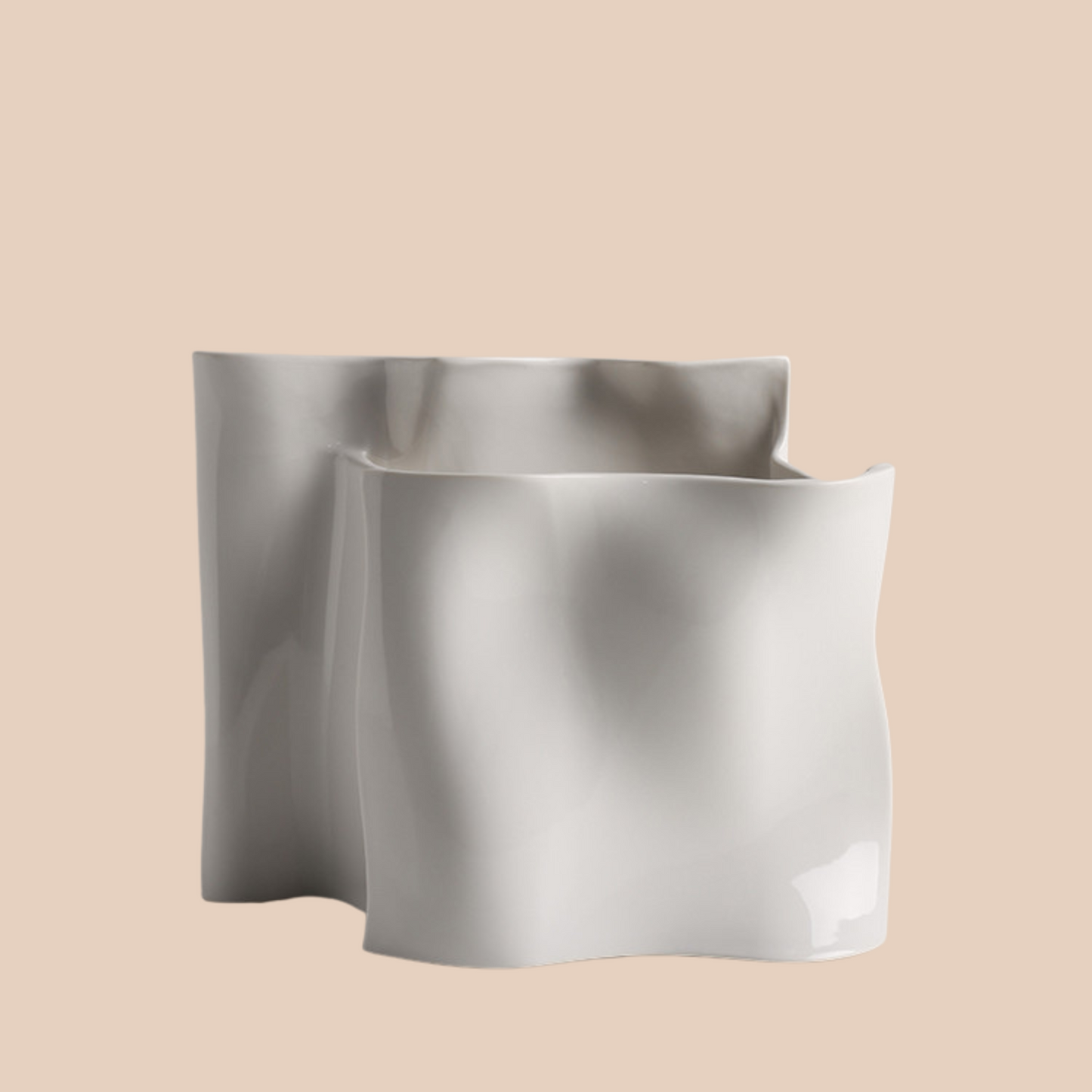 SCULPTED SERENITY VASE