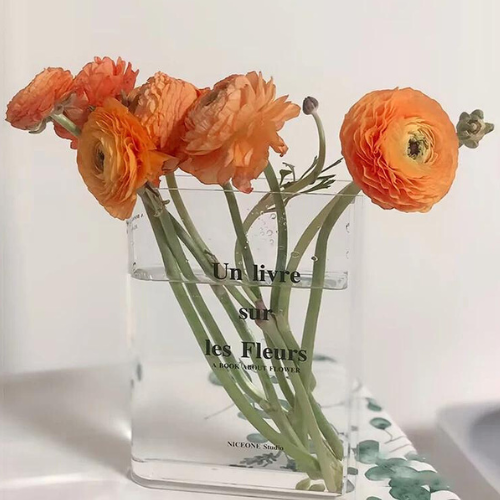 ACRYLIC BOOK VASES