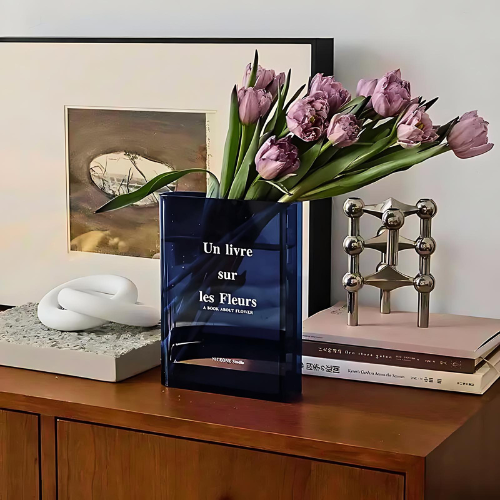 ACRYLIC BOOK VASES