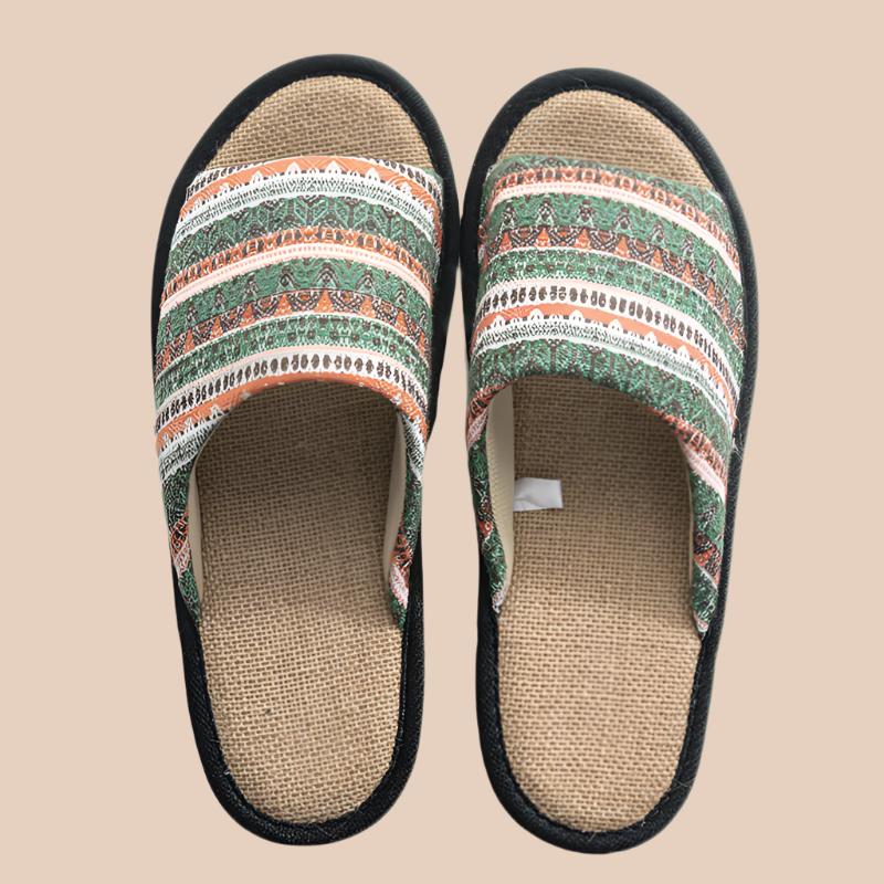 ARTISAN LINEN | TRIBAL-INSPIRED COMFORT FLIP-FLOPS