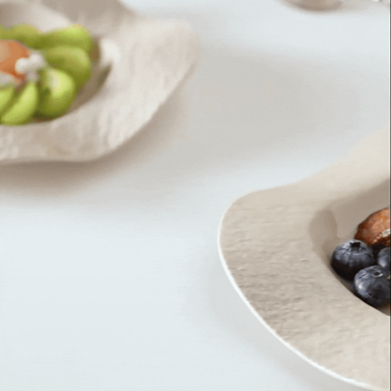 FRENCH STYLE CERAMIC PLATES