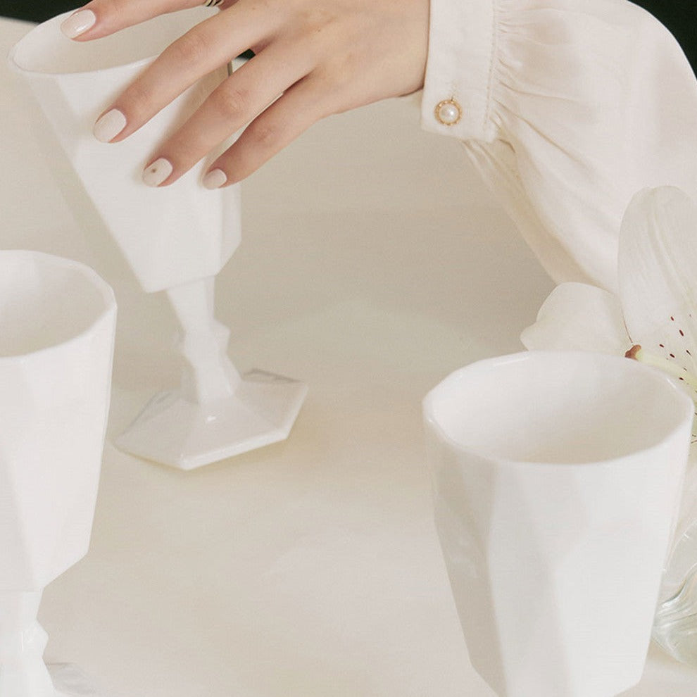 WHITE JADE GLASS