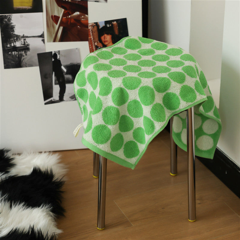 GREEN COTTON GENTLE TOWEL