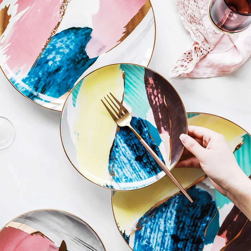 ABSTRACTIONIST PAINTING | TABLEWARE COLLECTION