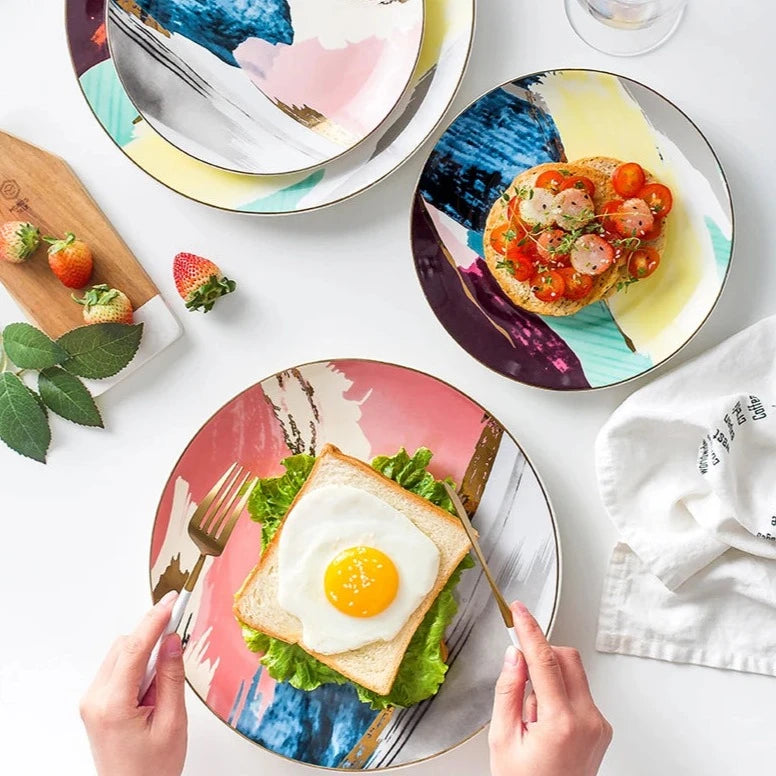 ABSTRACTIONIST PAINTING | TABLEWARE COLLECTION