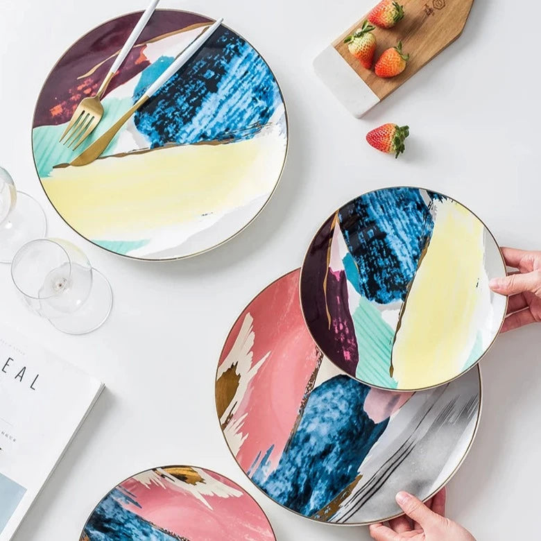 ABSTRACTIONIST PAINTING | TABLEWARE COLLECTION