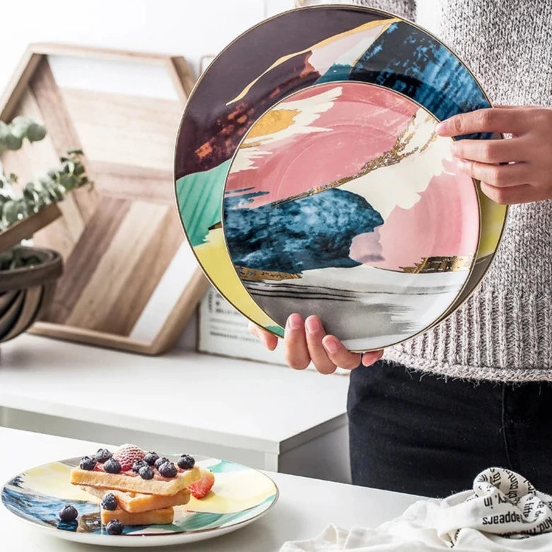 ABSTRACTIONIST PAINTING | TABLEWARE COLLECTION