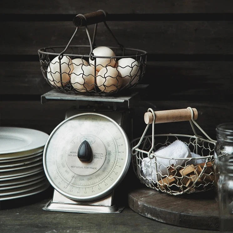 RETRO IRON MARKET BASKET