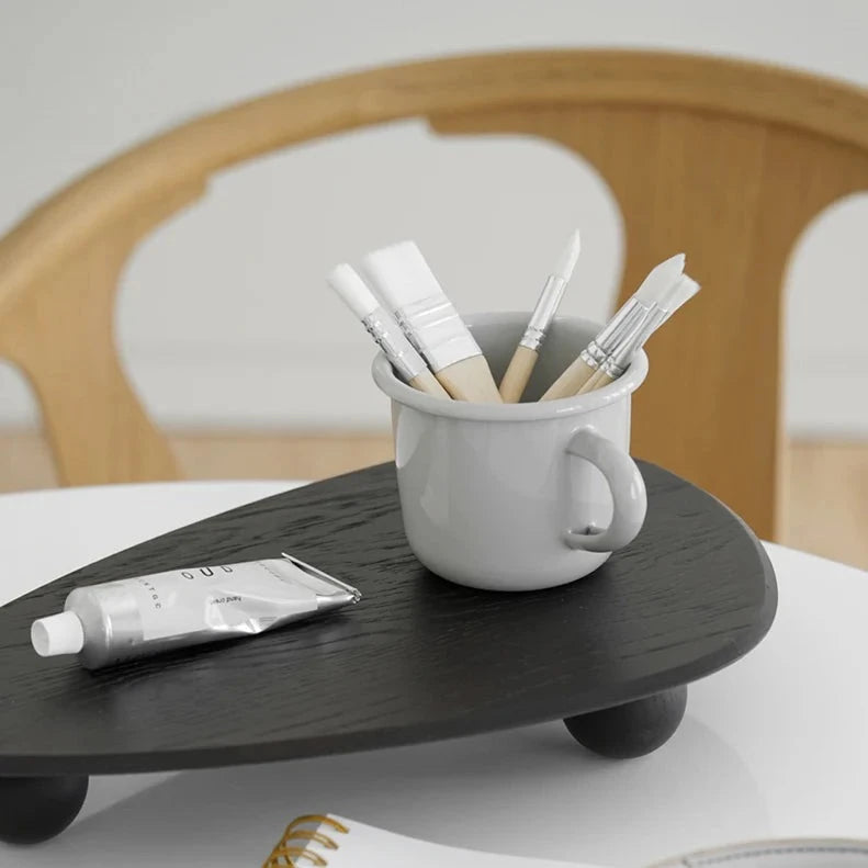 ELEVATED WOODEN TABLE TRAY