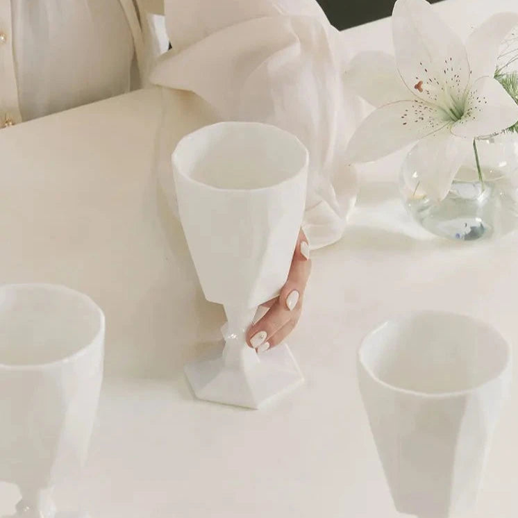 WHITE JADE GLASS