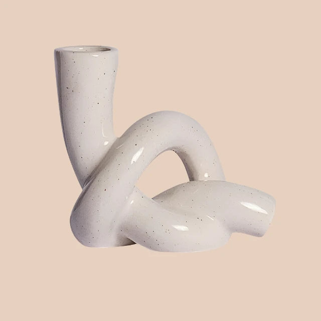 CERAMIC DELIGHT CANDLESTICK