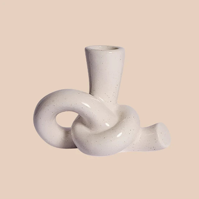 CERAMIC DELIGHT CANDLESTICK