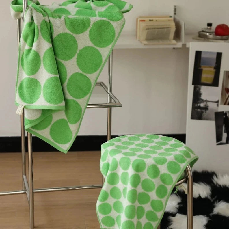 GREEN COTTON GENTLE TOWEL