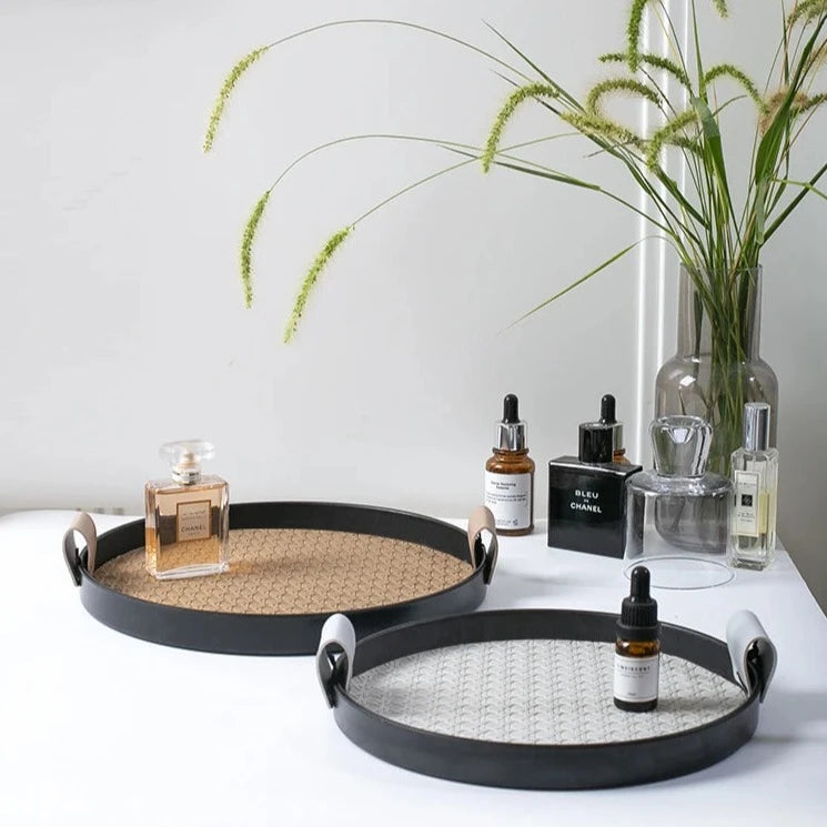 NORDIC LUXE LEATHER TRAY