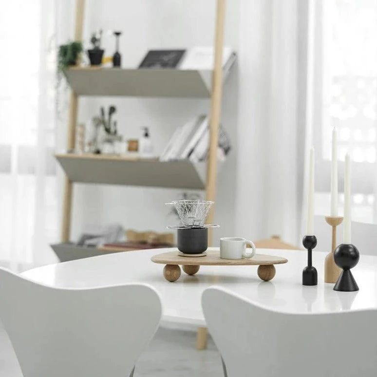 ELEVATED WOODEN TABLE TRAY