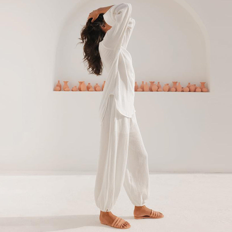 SERENE COTTON COMFORT | COMFORTABLE LONG SLEEVE HOMEWEAR