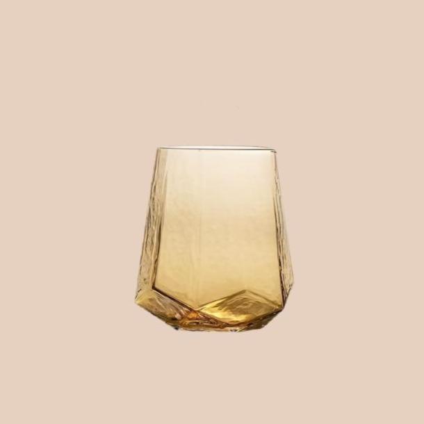 AMBER HAMMERED GLASS COLLECTION